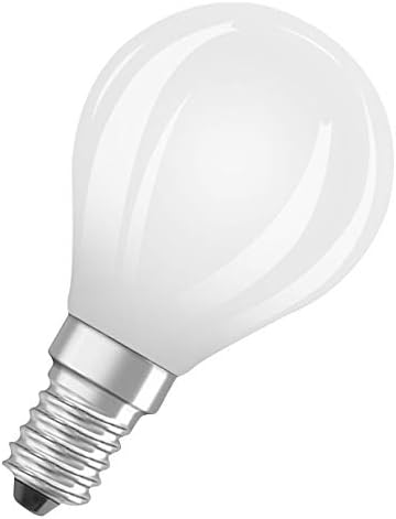 מנורת לד / בסיס אוסראם: ה14 / לבן חם / 2700 ק / 6 ואט / החלפה לנורת ליבון 60 ואט / פרתום רטרופיט קלאסי עמ ' [יעילות אנרגיה בכיתה++] /